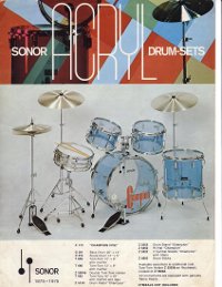 Sonor Acrylic catalogue